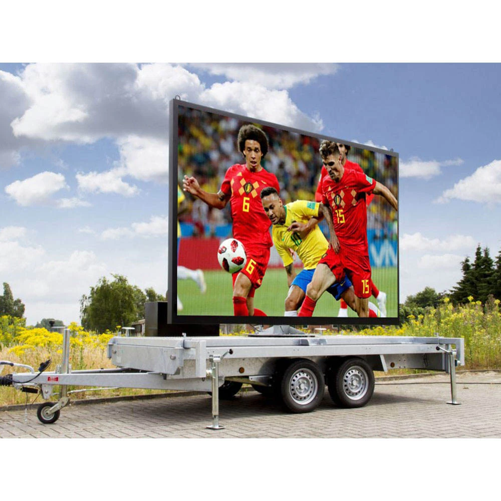 2026 JCT MBD-21S-Platform P3.91 Mobile LED Trailer Outdoor Billboard Advertising Vehicle 5000cd/m Brightness Shopping Mall