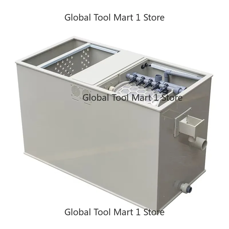 

QihangRA- Wholesale YCM-01 15m3/h Combi Rotary Drum Filter Food Grade PP 40W Air Pump Japanese Koi Pond & Garden Outdoor Use