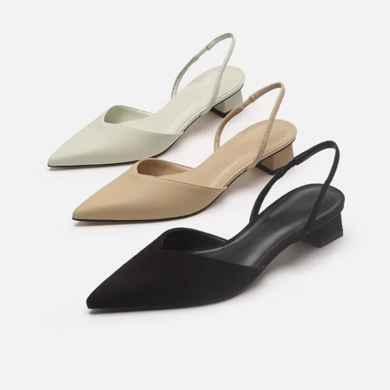 

Shoes for Women Hot Sale Slingbacks Women's High Heels Shallow Mouth Office and Career Sexy Slip-on Toe Cap Gladiator Sandals