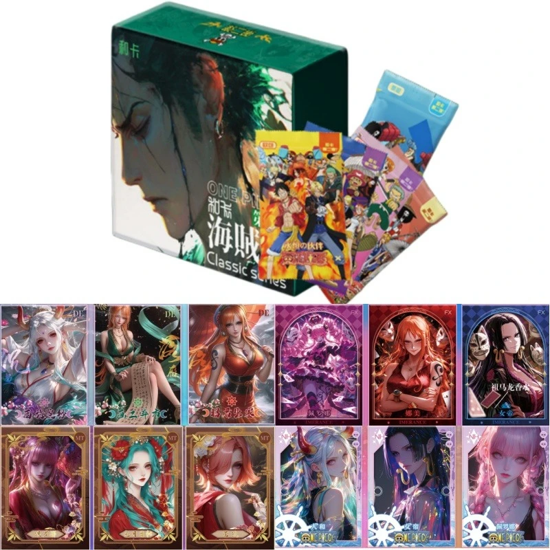 One Piece Waifu Art Sammelkarten Booster Box, Premium Anime TCG mit Nami, Hancock & Yamato von HeKa