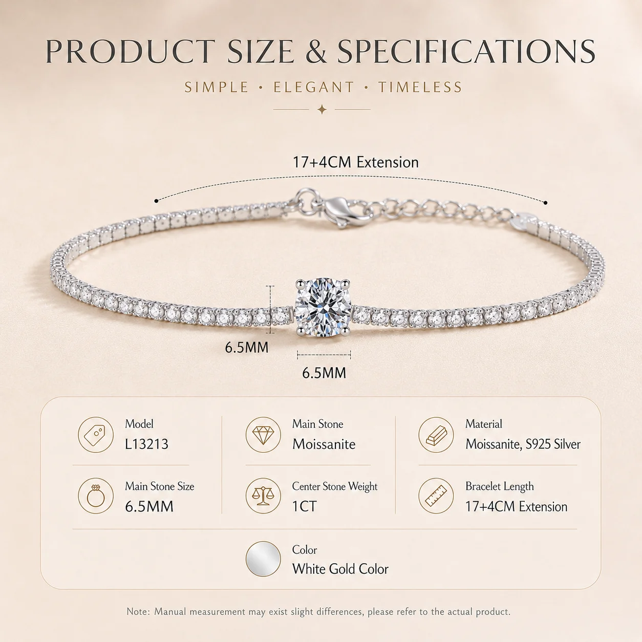 Gelang Tenis Moissanite untuk - Moissanite Tennis Bracelet 925 Sterling ulasan dan harga