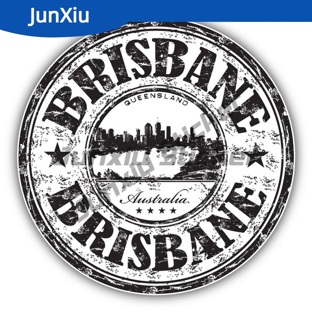 

Brisbane City Decal Australia Travel Stamp Anti Scratch Exterior Sticker For Bodywork Guitar Motorcycle Helmet Pickup Windshield
