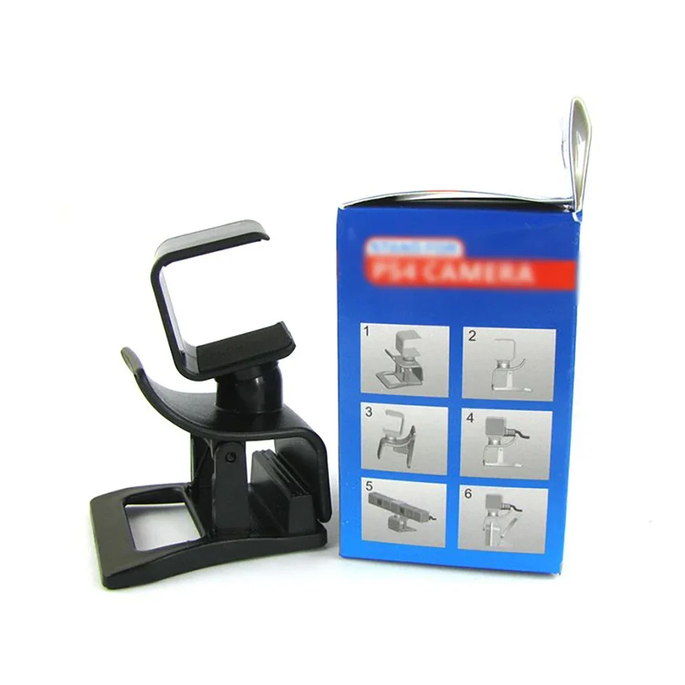 1Pcs For PS4 Camera Mount For Playstation 4 PS4 Embedded Mount Holder Adjustable TV Stand Rotating Bracket Professional Design view 6