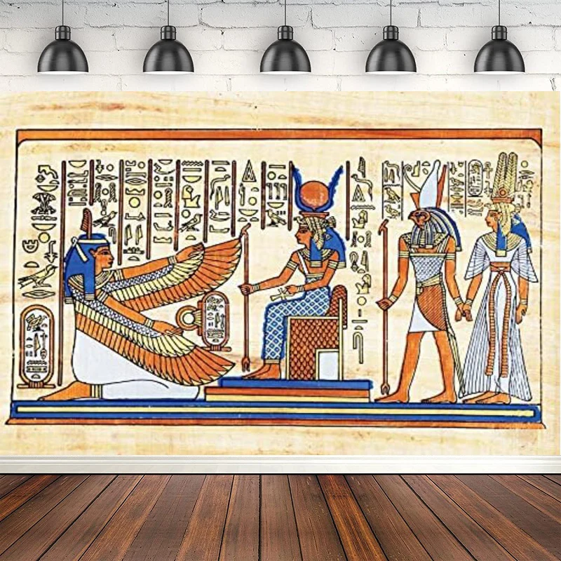 Photography Backdrop Egyptian Writing Parchment Historical Photo Background Historical Culture Interior Decor Photo Studio