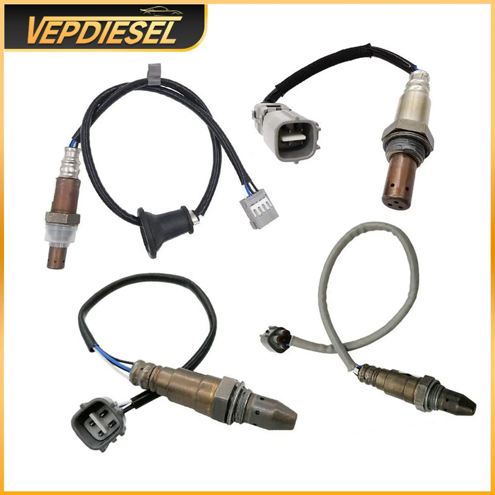 4pcs Upstream&Downstream Lambda Oxygen Sensor For 2012-2015 Toyota Sienna 3.5L FWD 234-9114 234-9128 234-4416 234-4540