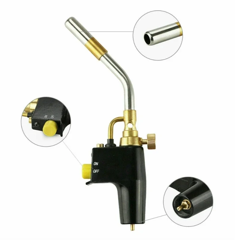 High Intensity Soldering Torch Head Welding Soldering Brazing Gas Plumbing Tool,Barbecue, Cooking, DIY Dissolution Gas Burner