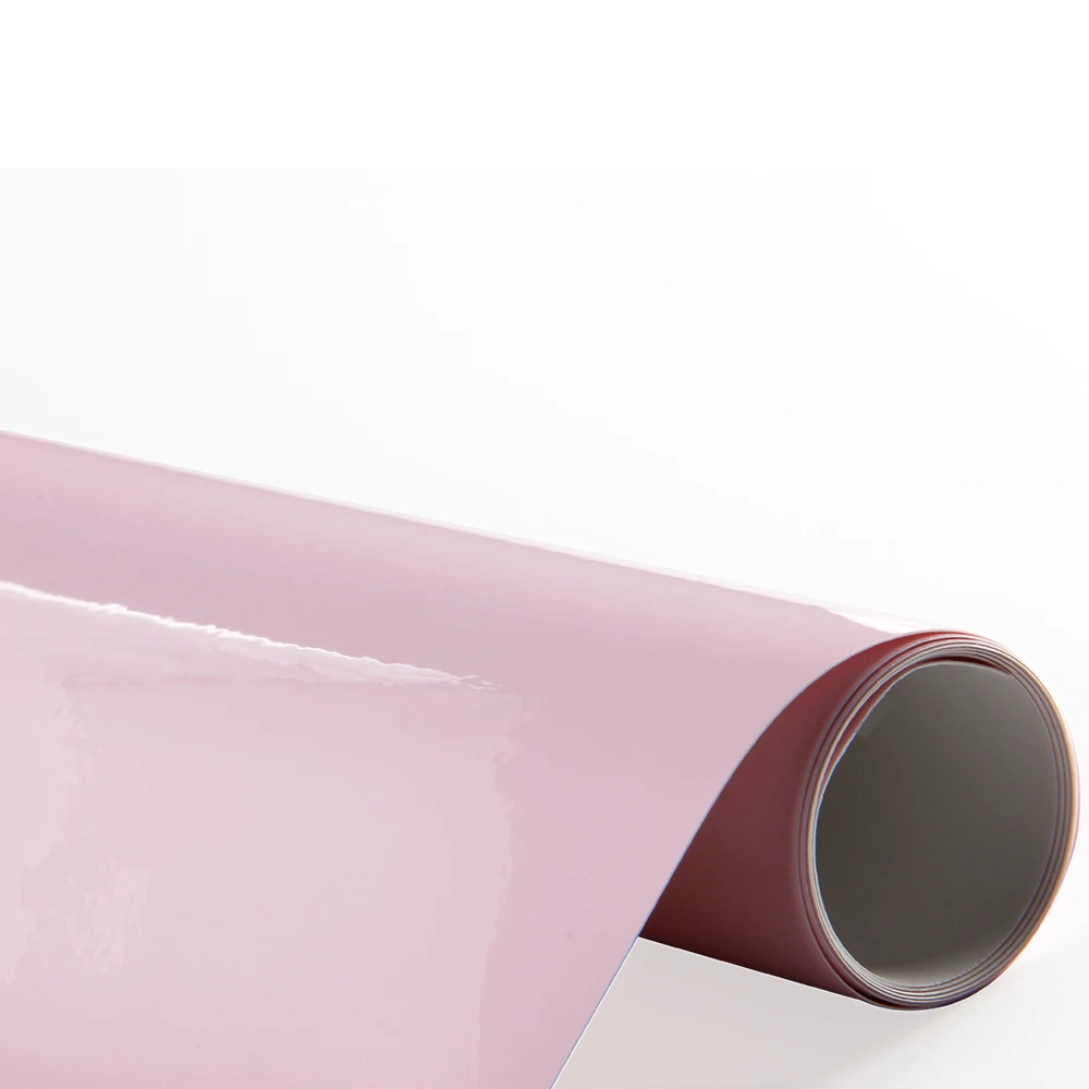 SUNICE Ultra Gloss Blush Pink Vinyl Wrap Film for Car Paint Protection Anti-Scratch Strechable Vinyl Adhesive Film 152cmX50cm