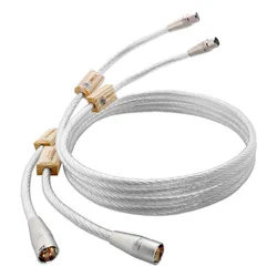 1 pair Nordost ODIN 2 HiFi XLR cable 7n silver plated conductor XLR gold plated male and female terminals