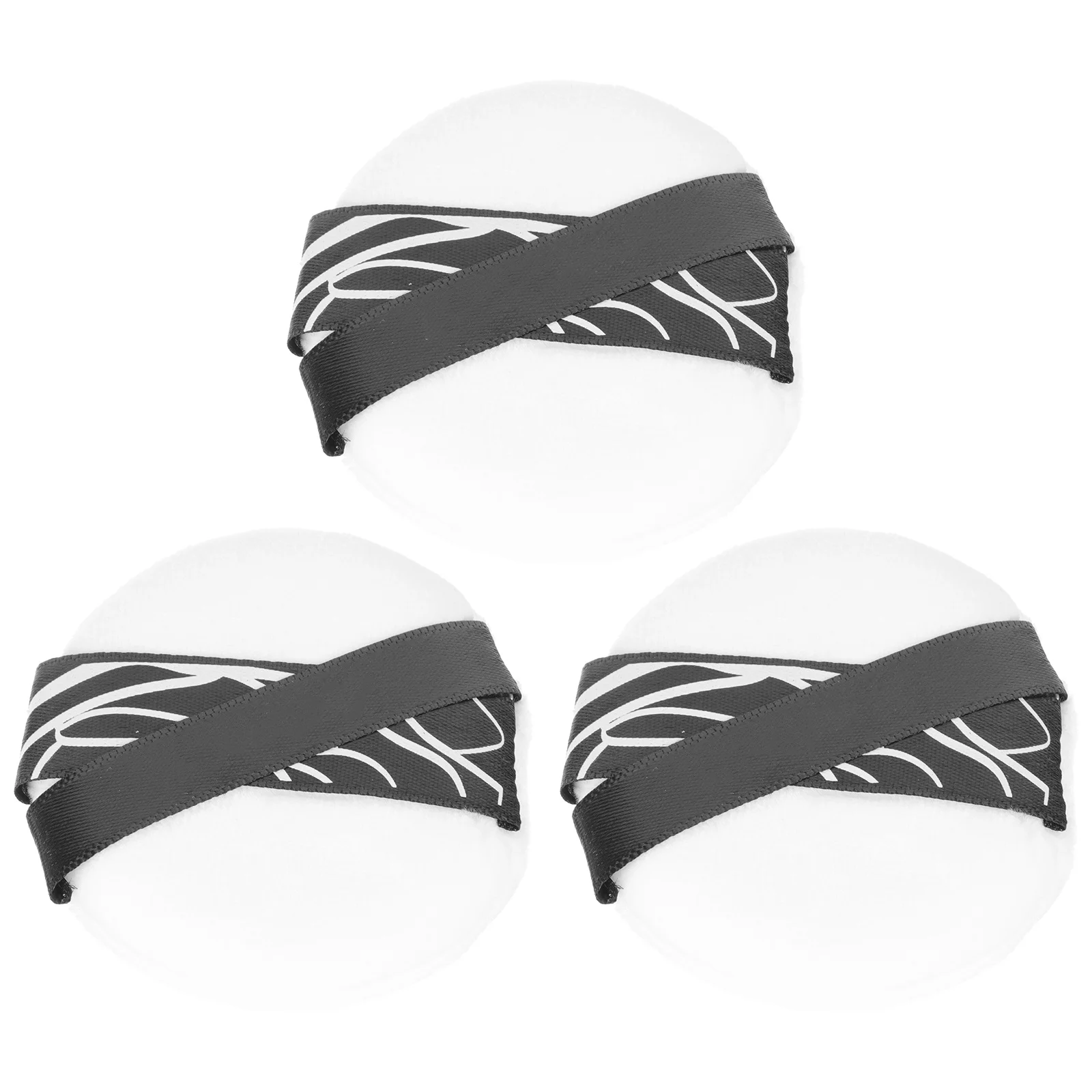 Bouffée de poudre superposée, applicateur de maquillage confortable, outils, petits cosmétiques arrondis pour l'application, 3 pièces