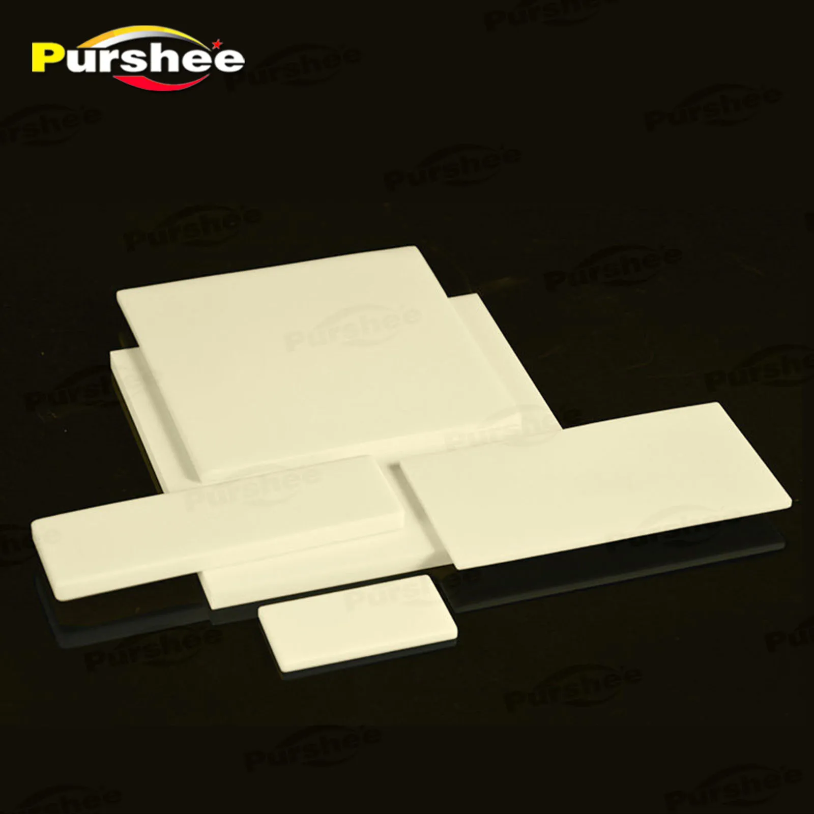 99% Aluminiumoxid-Sinterlagerplatte, quadratischer Tiegeldeckel, Seitenlänge ≥150mm, hochtemperaturbeständig 1600 ℃ Keramische Abdeckplatte für das Labor – Detail 6