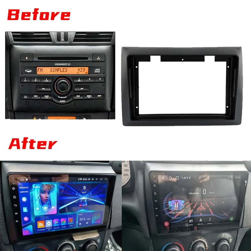 Android Car Radio 9 inch for Fiat Stilo 2010 GPS 2din 4G LTE Multimedia Video Player Head Unit Radio Stereo Wireless Carplay