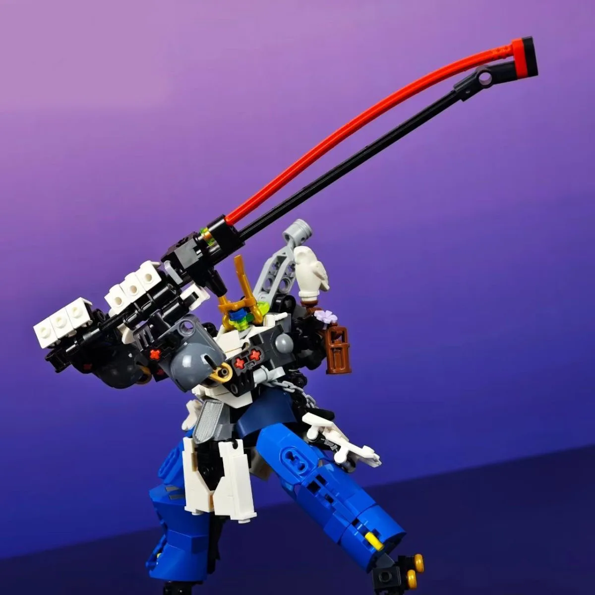 액션 피규어 빌딩 블록 모델 MOC 블록 키트 어린이 장난감 애니메이션 피규어 로봇 군인 어린이를위한 장난감 조립