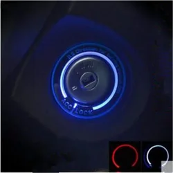 Car light LED Ignition Switch cover/Ring key ring decoration stickers for Ford Focus 2 /Focus 3 4 MK3 MK4 2005-2016/ Kuga/MONDEO