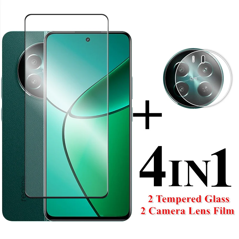 

For Realme 12 Plus Screen Protector 6.67 inch Full Cover Glass For Realme 12+ 12 Plus Tempered Glass For Realme 12 Plus Film