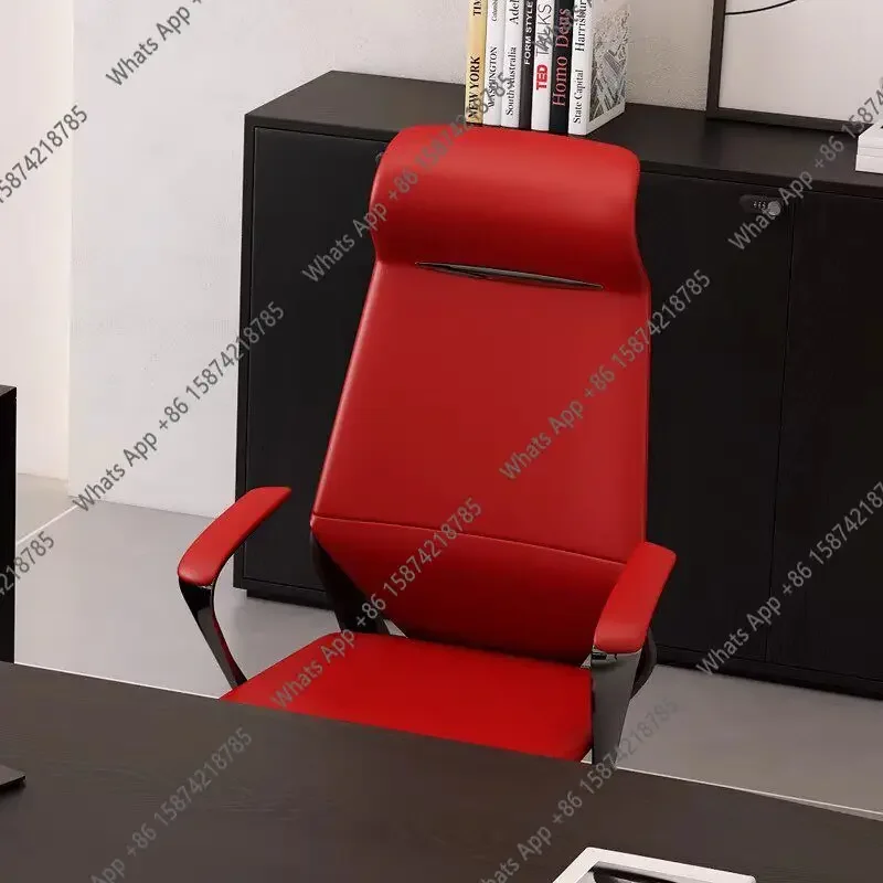 

M5 Light Luxury Leather Boss Simple President Office Swivel Chair Comfortable Computer Chair Ergonomic Backrest E-sports Chair