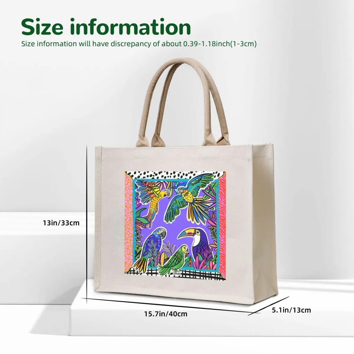 WILD BIRDS Tote Bag Candy bags large size bags Shopper bag