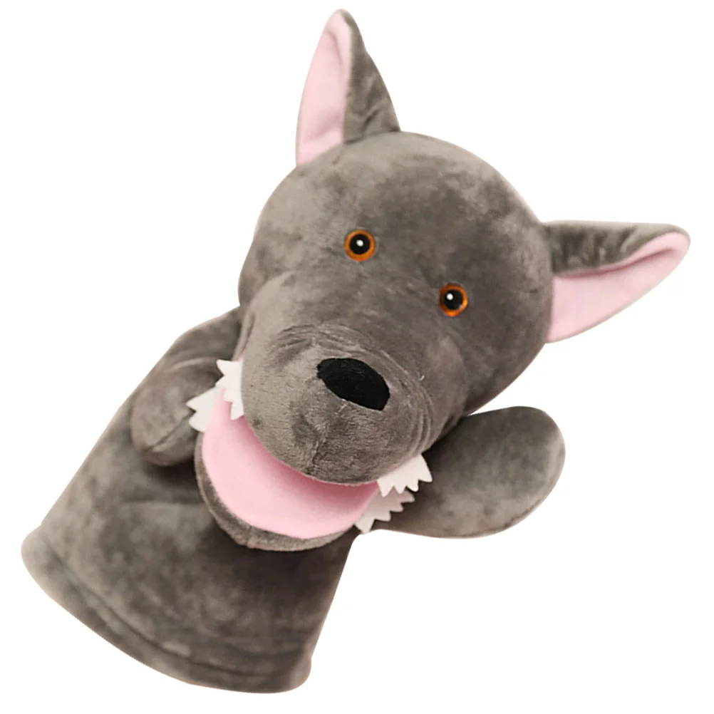 

Wolf Animal Hand Puppet Cartoon Plush Toy Parent-child Interactive Early Education Baby Toys