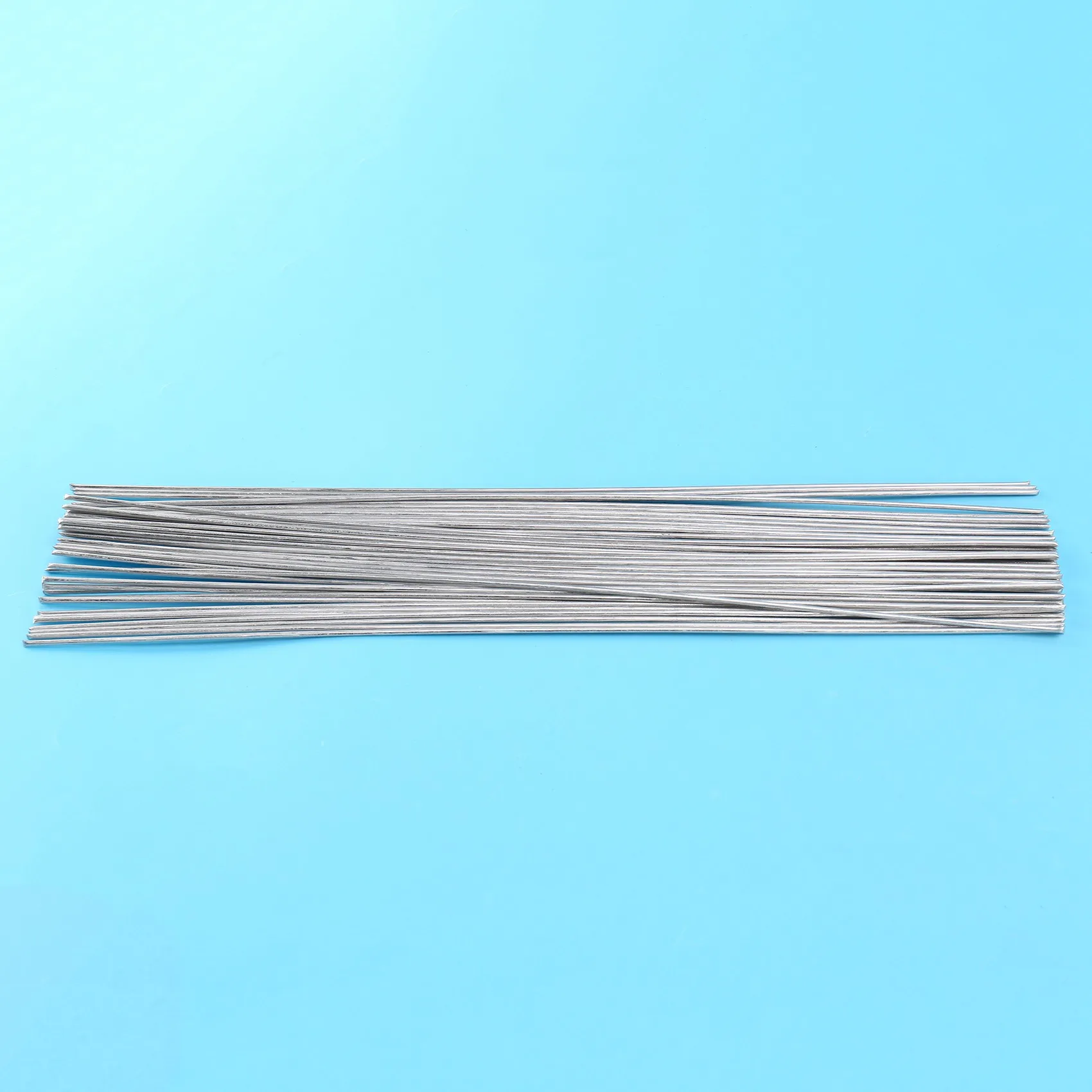 Varillas de soldadura universales de cobre, aluminio, hierro, acero inoxidable, con núcleo Fux, electrodo de alambre de soldadura de 33cm x 1,6mm, 50 piezas