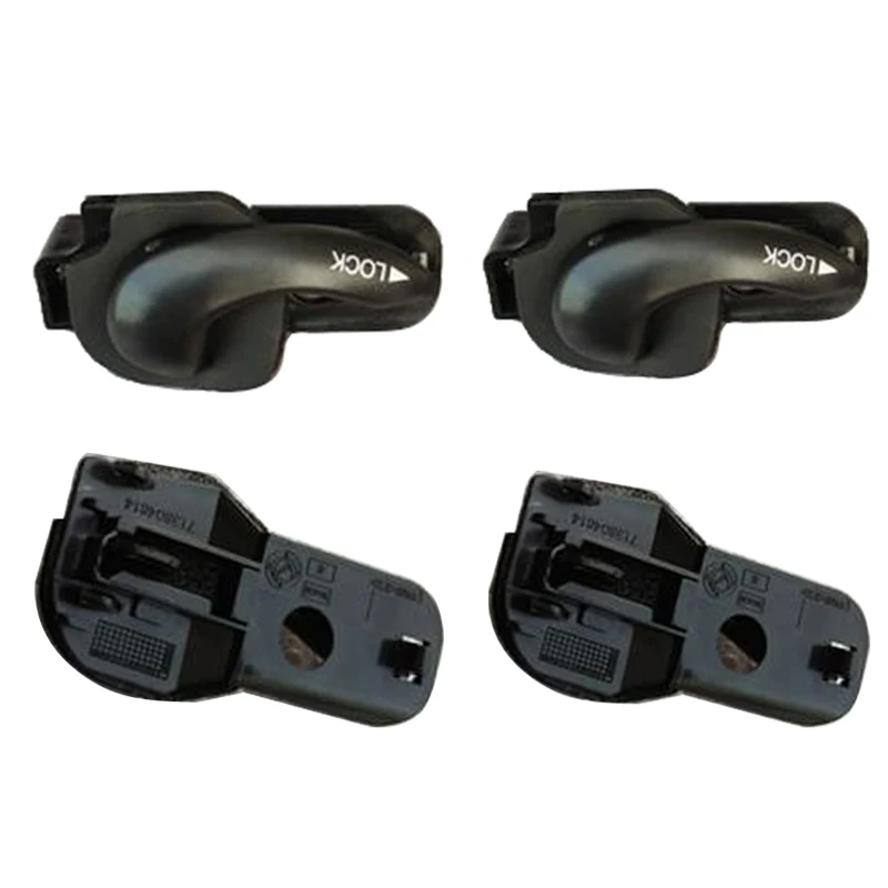 Car Inner Handle Interior Door Panel Pull Trim Cover Black Left Right For FIAT Siena/Palio 1996-2004/Albea/ Weekend