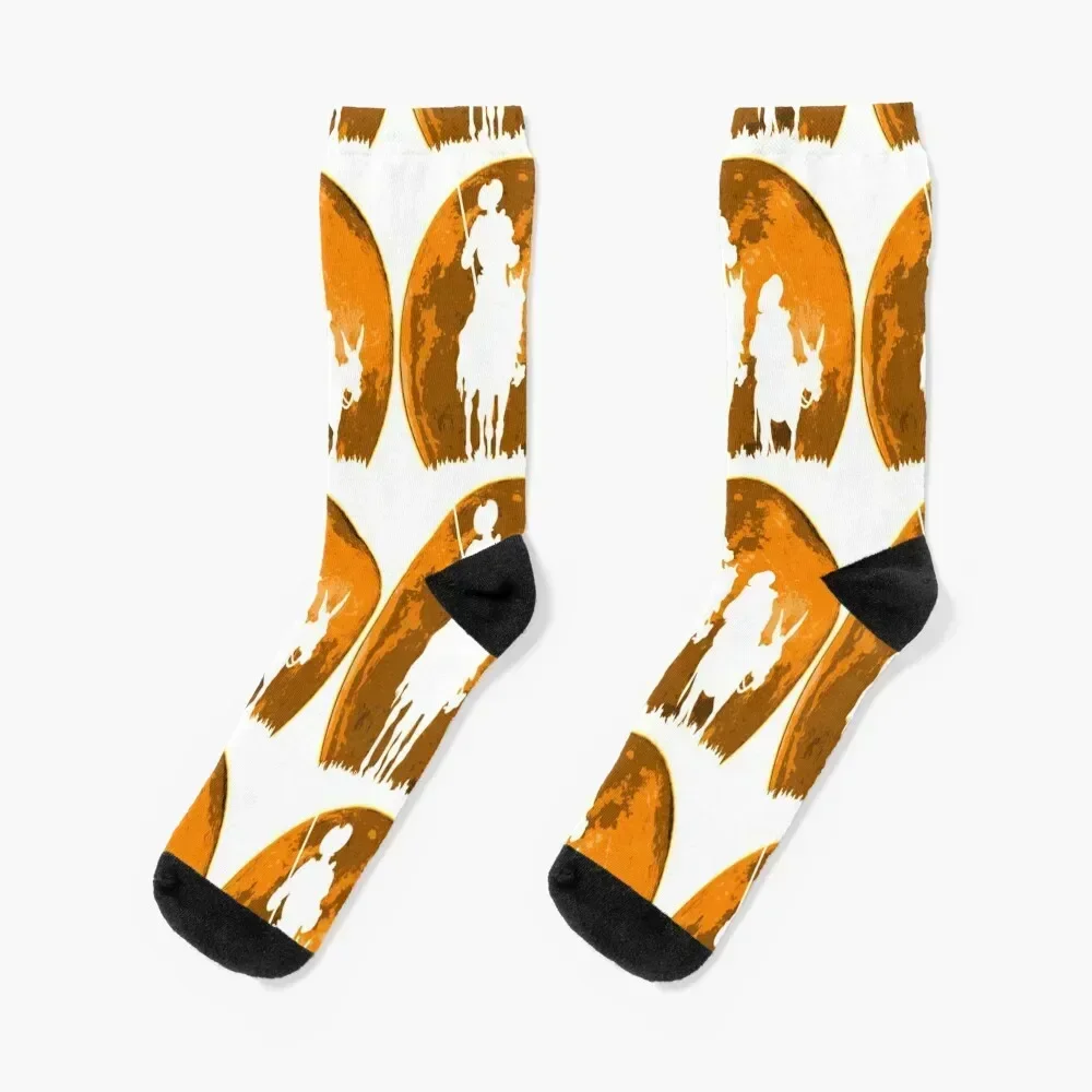 

Quijote Wall ArtDon Quijote and Sancho Posters Socks snow custom sports Socks For Man Women's