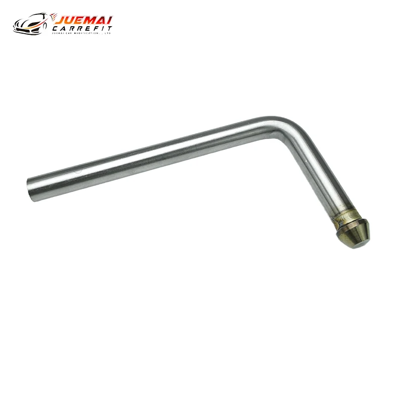 JUEMAI 1PCS 304 Stainless steel 90° Exhaust Hanger Rod for Car Exhaust  Suspension Muffler Universal Weld On Car Accessories