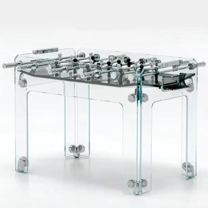 Factory Direct Sales glass Classic Table Football Table 8-pole Football Machine  Waterproof Soccer Table Foosball