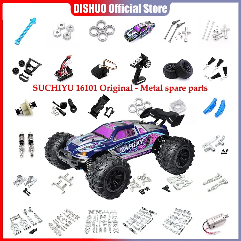 

SCY 16101, 16102, 16103, Metal Steering Wheel Assembly Parts, JJRC Q130 1/16, Automotive Update Component Kit, Accessories