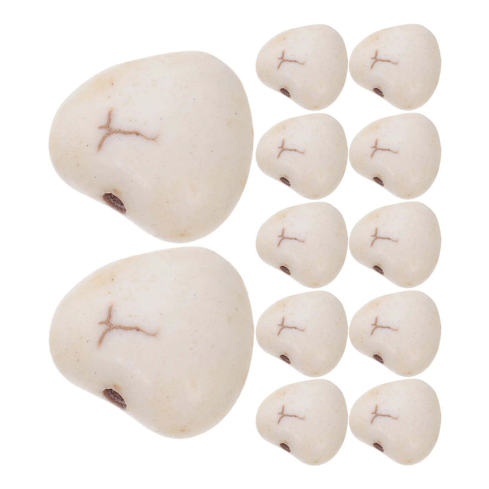 

30Pcs Heart Bracelet Materials Synthetic Turquoise Spacer Beads Heart Shaped DIY Jewelry Making Supplies for Bracelets Necklace