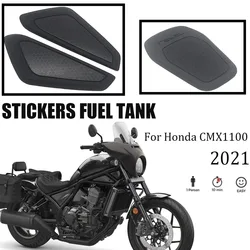 New Motorcycle Tank Pad Side Tank Pad Grip Non-slip Stickers Fuel Tank Traction Pad For Honda CMX 1100 Rebel 2021