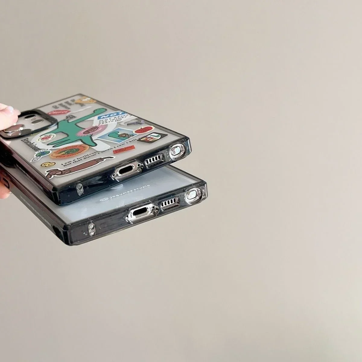 حافظة حماية من الأكريليك المغناطيسي على شكل ديناصور لطيف لهاتف سامسونج جالاكسي S25 + Plus S24 S23 Ultra S25U