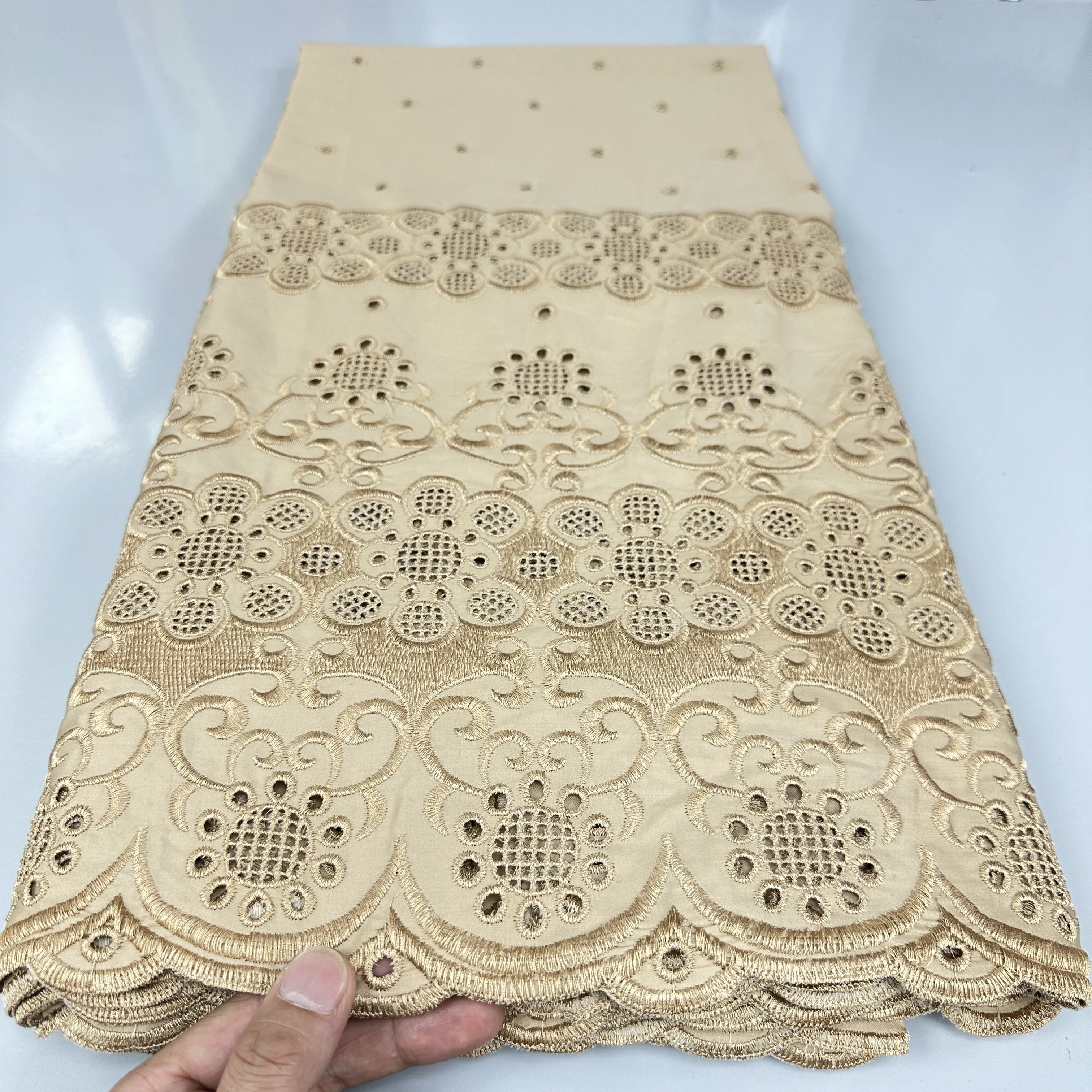 Swiss Voile Lace African Austria Cotton Lace Fabric High Quality Tribute Silk Nigerian Lace Men Dresses Material For Sewing 3143