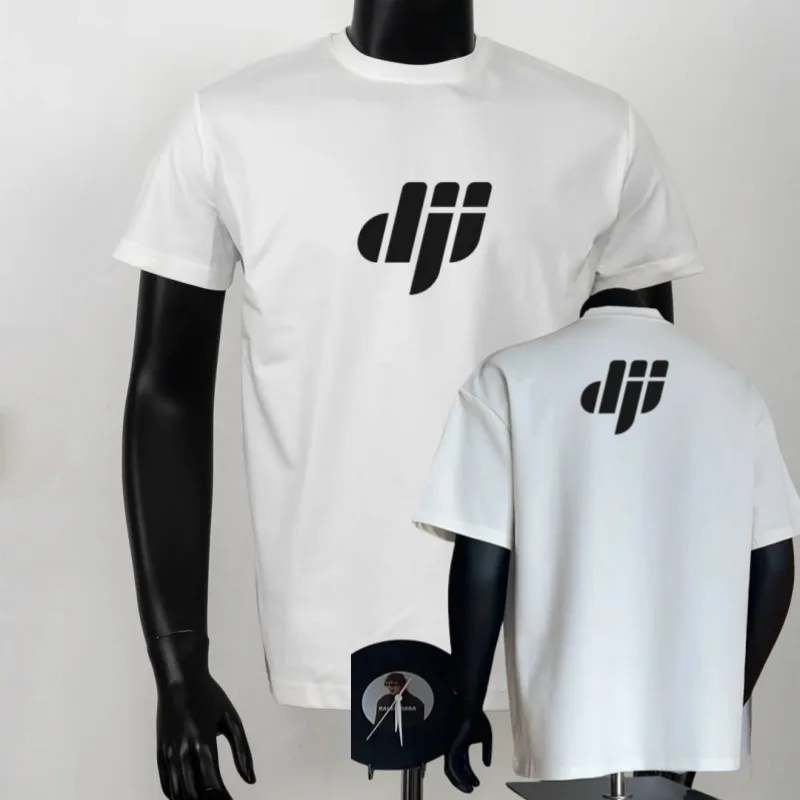 

2025 Summer New European Business Successful Person T-shirt Men's Luxury Short Sleeve Gentleman Exclusive Round Neck Half Sleeve