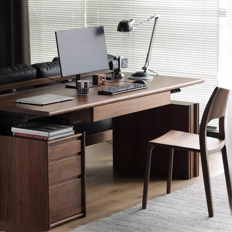 Solid Wood Smart Motion desk standing desk Computer desks room offices office desks and workstations Height adjustment table