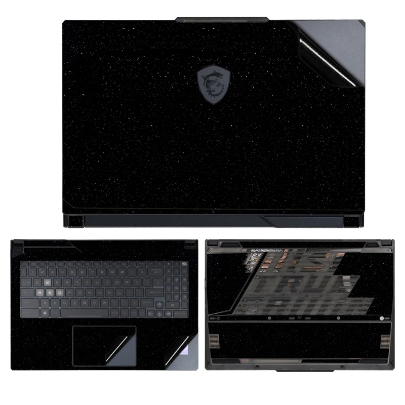 Vinyl Laptop Skin for MSI Cyborg 14 15/Bravo 17 C7VF Protective Film for MSI Creator M16 B13UDX Top lid+Palmrest+Bottom