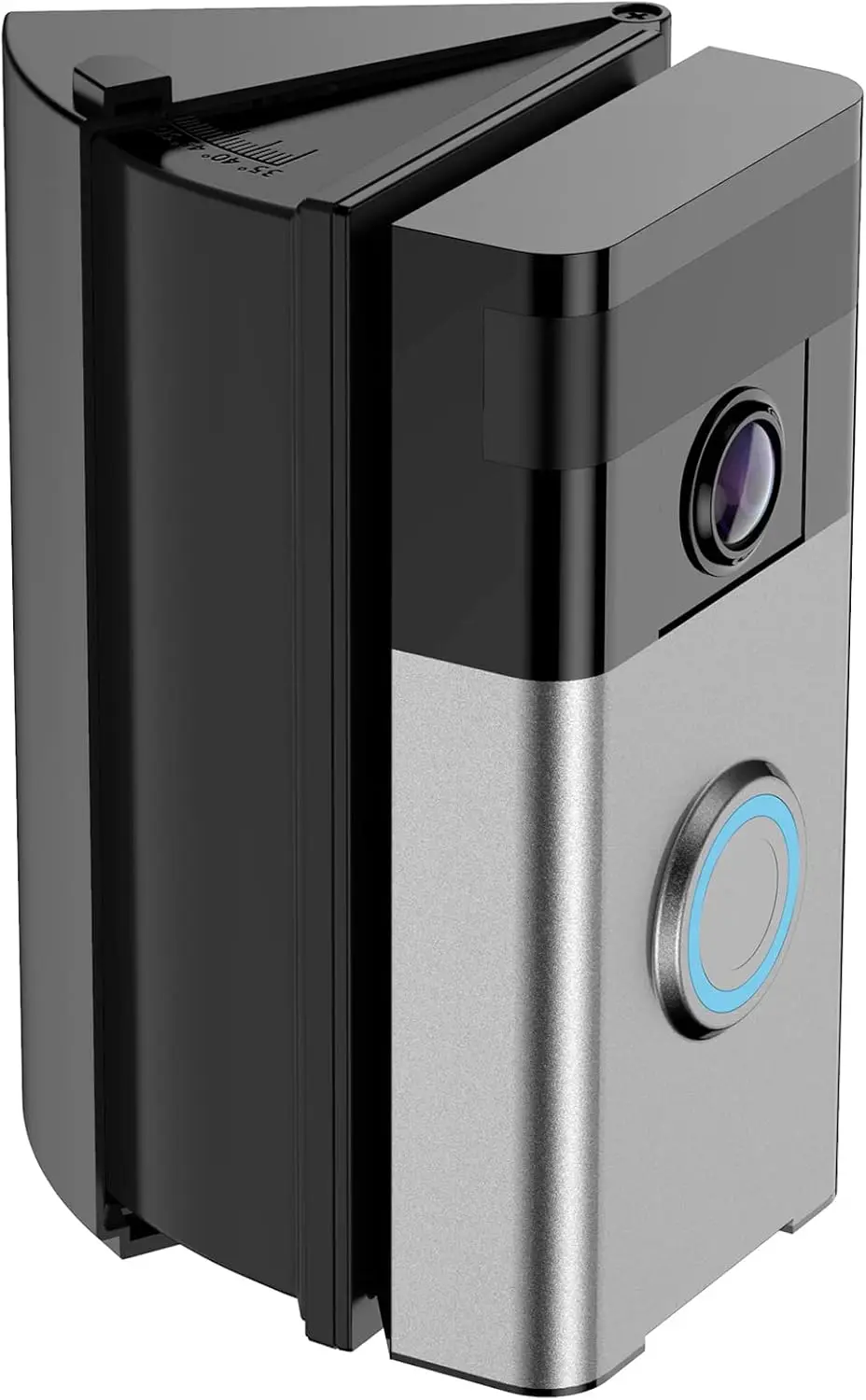 

Adjustable 30-55° Doorbell Angle Mount for Ring/Blink Video Doorbell, Replacement Wedge Kit