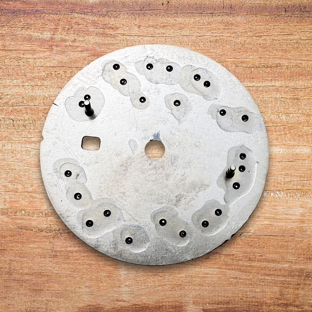 Quadrante con numeri romani di alta qualità con logo S da 24,5 mm adatto per accessori per la modifica dell'orologio con movimento NH05