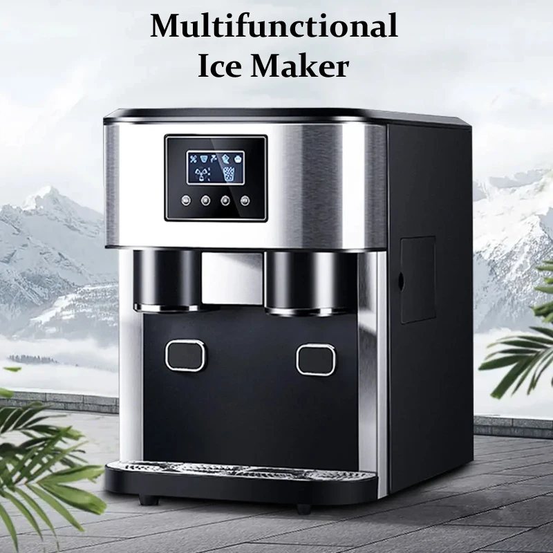 

15 кг/день Кубок Ледогенератор Торговый автомат с пулевидным льдом Дробленый лед и лед Водогенератор Электрический