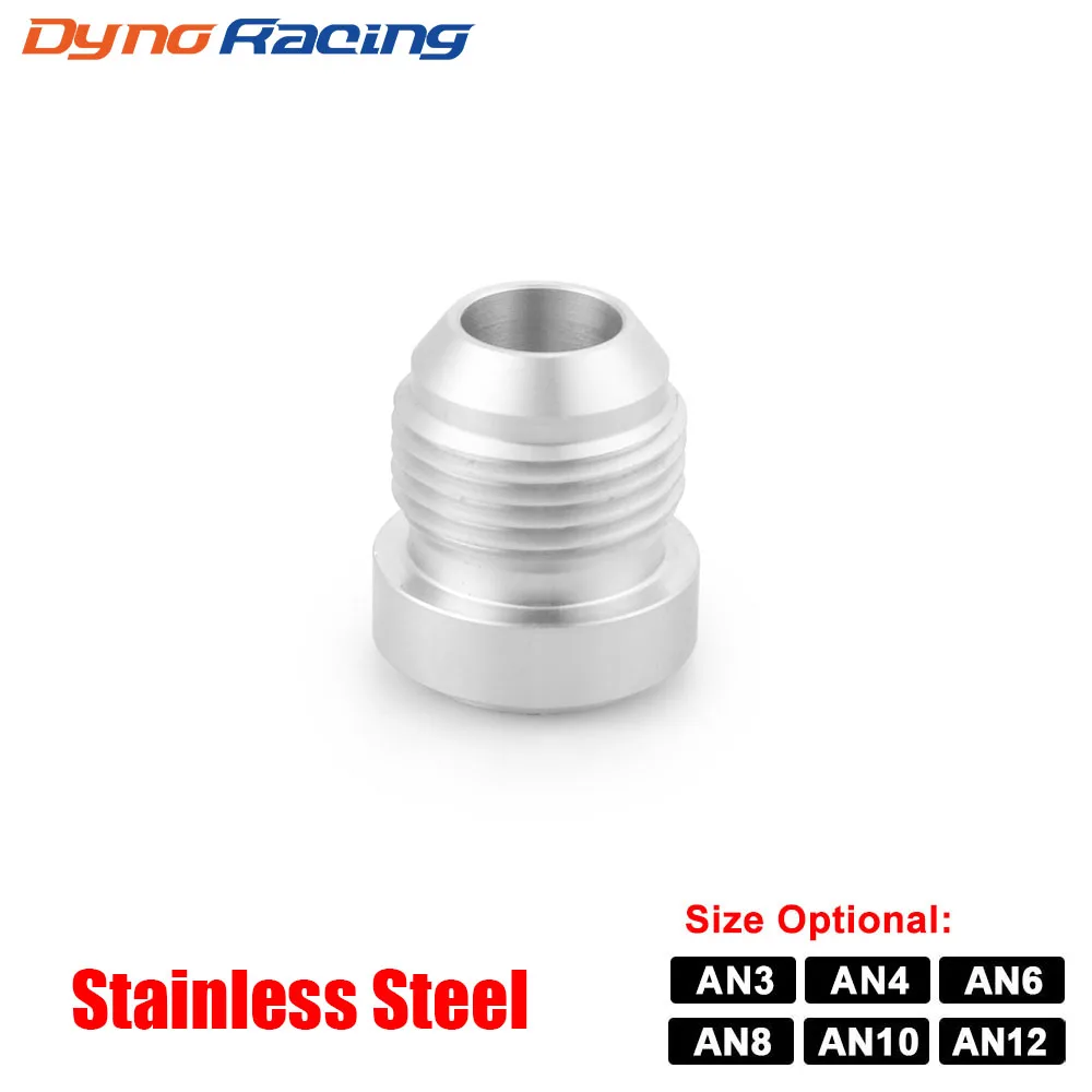 AN3 AN4 AN6 AN8 AN10 AN12 304 Stainless steel Weld On Fitting Bung Nut Valve Cover Catch Can High Quality