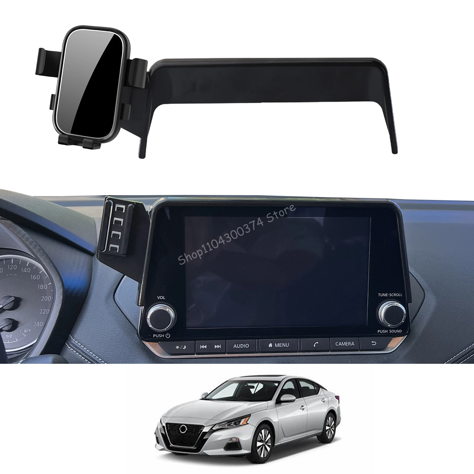 

Car Mobile Phone Holder for Nissan Altima L34 2019~2025 8inch GPS Bracket Navigation Stand Auto Accessories