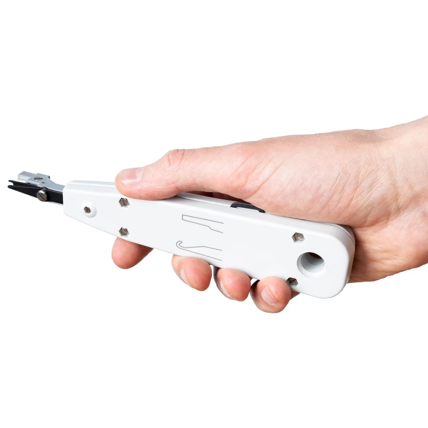ZoeRax Punch Down Tool 110-Drahtschneider, Messer, Telekommunikationszange für Rj45 Keystone Jack, Netzwerkkabel, Telefonmodul, Patchpanel – Detail 4