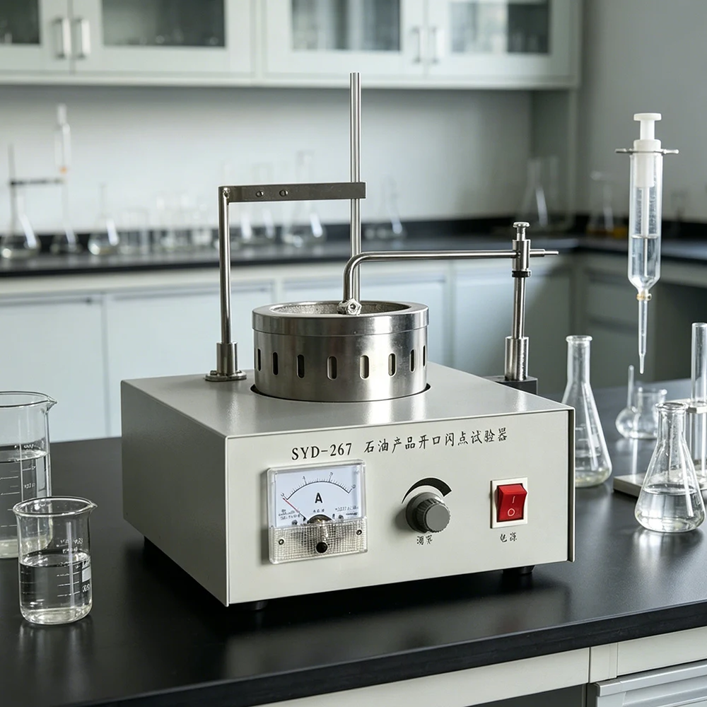 Open Cup Flash Point Tester Digital Petroleum Analyzer High Precision Laboratory Testing Equipment Durable Reliable