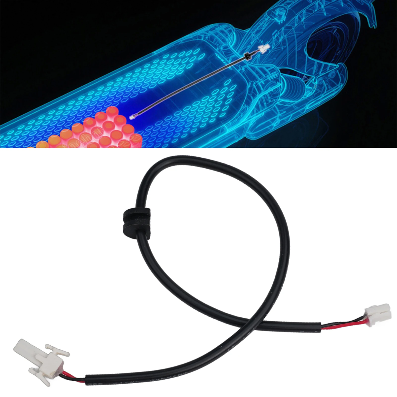 Reliable Replacement Taillight Battery Cable for Ninebot Max G2G30G30D30LP Electric Scooter Long lasting Performance