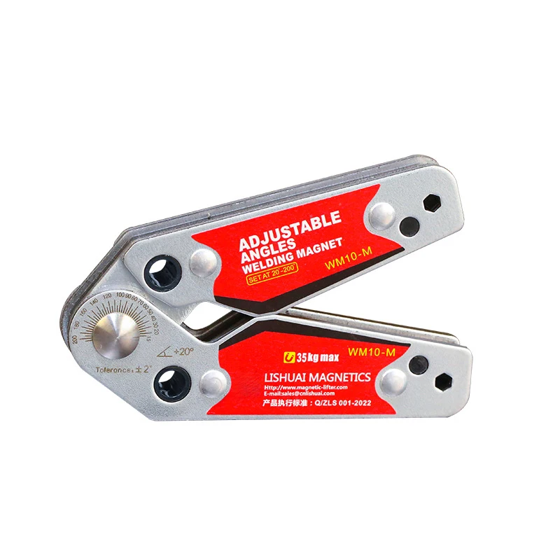 Pozycjoner spawalniczy z regulowanymi kątami, podwójny przełącznik, magnes spawalniczy włącz/wyłącz, zacisk magnetyczny WM7-S/WM7-M/WM10-S/WM10-M, akcesorium