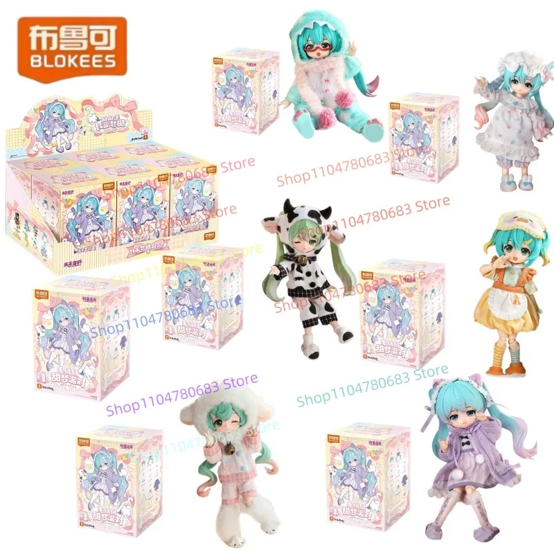 新ブロックキーズ-初音ミク-vol2-ふわふわスイートドリームパーティー-かわいいフィギュア組み立てモデル-オーナメント-おもちゃ-ホリデーギフト-コレクタブル