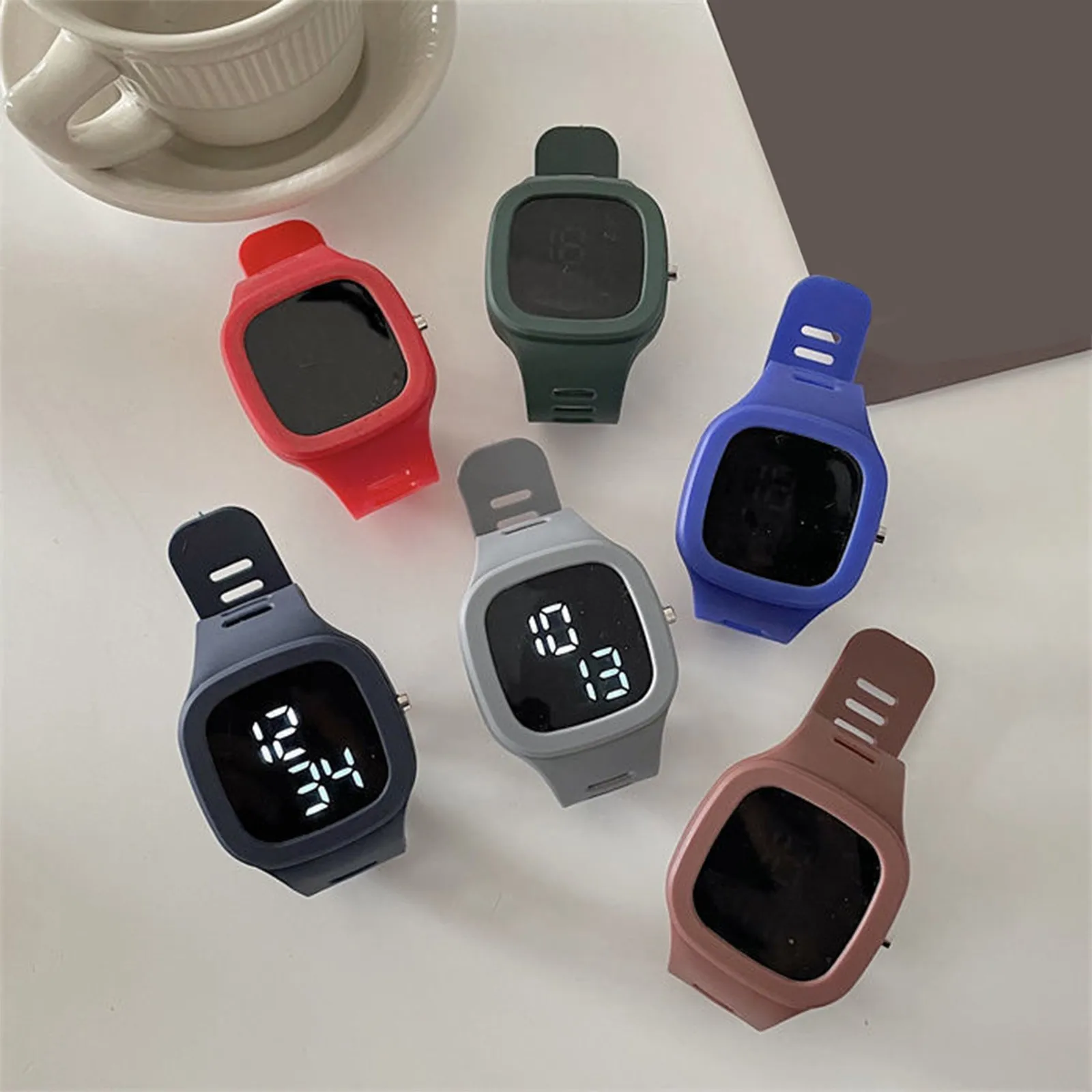 

Kids Watch Sport Led Digital Watches Silicone Strap Waterproof Electronic Wristwatch For Children Boys Girls Gifts