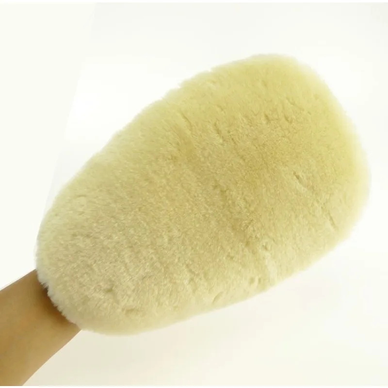 

Car Washing Mitt - Wool Fleece Cleaning Cloth Glove, Double-Sided Bear Paw Paw-Shaped, Cleaning Tool