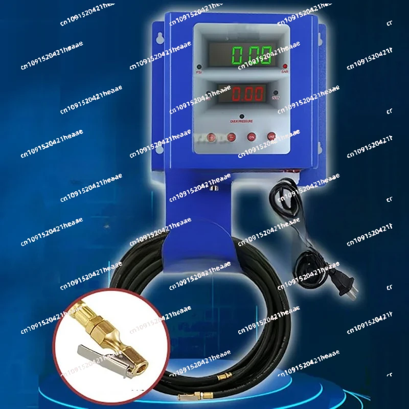 

Подходит для электрического воздушного насоса, бензиновая газовая станция, накачка шин, настенный автоматический цифровой инструмент для накачивания шин, модернизированный автомобиль