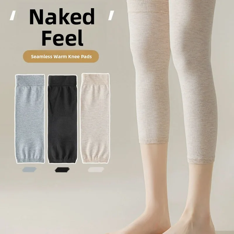 다채로운 색상의 얇은 여름용 면 무릎 보호대, 에어컨이 있는 방에서 사용 가능, 남녀 공용, 미끄럼 방지, 길이 연장형 무릎 지지대