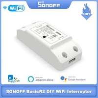SONOFF BASICR2 WiFI Smart Switch DIY Wireless Breaker Remote Voice Control Light Switch Smart Home Via Alexa Google