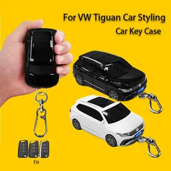 For VW Tiguan Car Styling for Volkswagen Golf 7 MK7 MK2 for SEAT Ateca Leon FR 2 Ibiza Skoda Octavia Car Key Case Cover Fob Bag